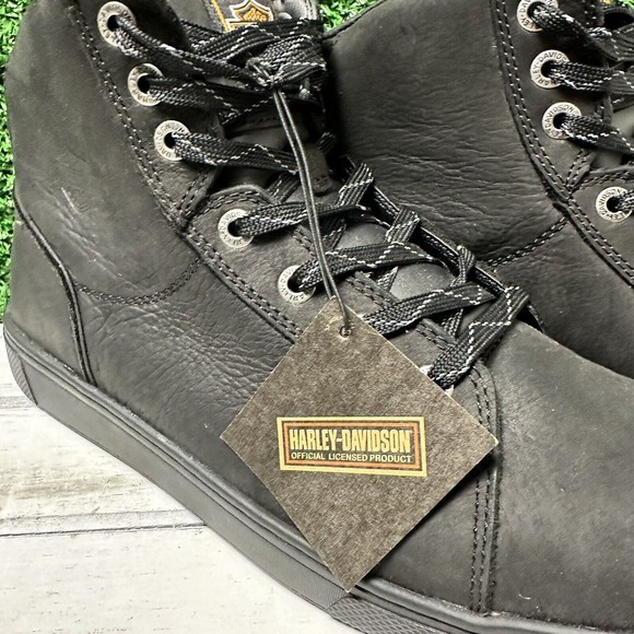 Harley-Davidson Men\'s Watkins Sneakers Motorcycle Shoes Black main image 9